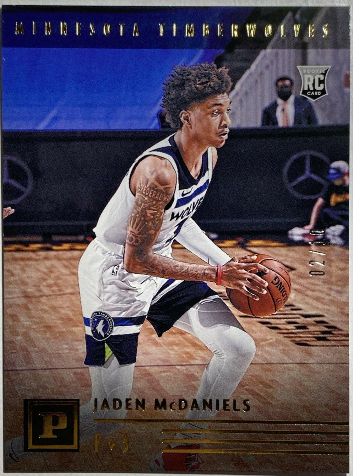 Jaden McDaniels [Gold] #134