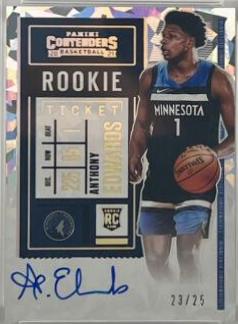 Anthony Edwards [Autograph Cracked Ice] #105