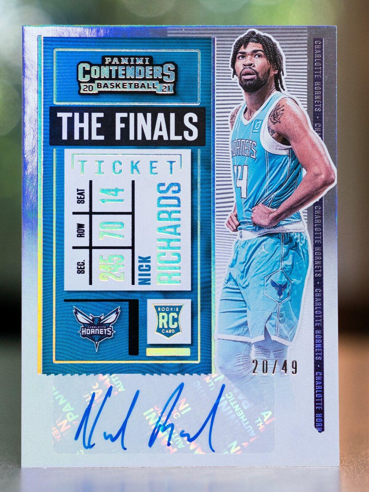 Nick Richards [Autograph Finals Ticket] #148