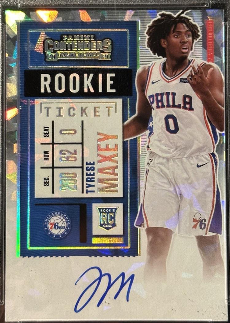 Tyrese Maxey [Autograph Cracked Ice] #123