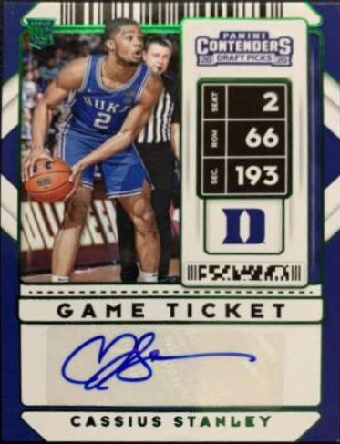 Cassius Stanley [Tournament Autograph Ticket] #99V