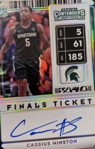 Cassius Winston [Finals Autograph Ticket] #70B