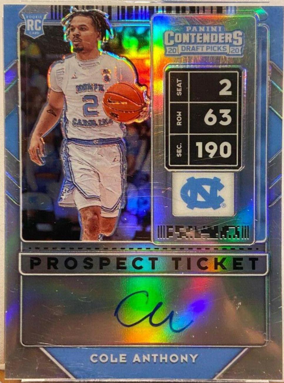 Cole Anthony [Autograph] #56A