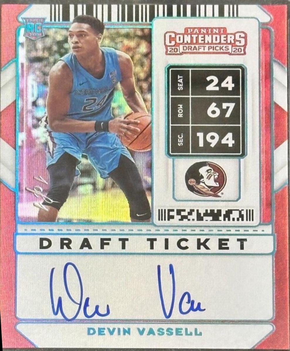 Devin Vassell [Tournament Autograph Ticket] #75B