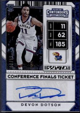 Devon Dotson [Conference Finals Autograph Ticket] #91V