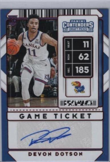 Devon Dotson [Tournament Autograph Ticket] #91V