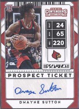 Dwayne Sutton [Tournament Autograph Ticket] #105V