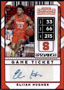 Elijah Hughes [Red Autograph] #89V