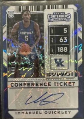 Immanuel Quickley [Conference Autograph Ticket] #85V