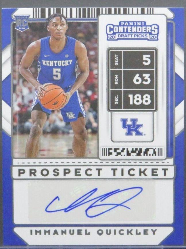 Immanuel Quickley [Tournament Autograph Ticket] #85V