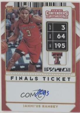 Jahmi'us Ramsey [Finals Autograph Ticket] #72B