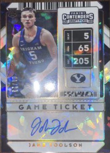 Jake Toolson [Cracked Ice Autograph] #128