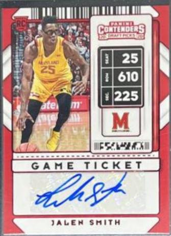 Jalen Smith [Red Autograph] #96V