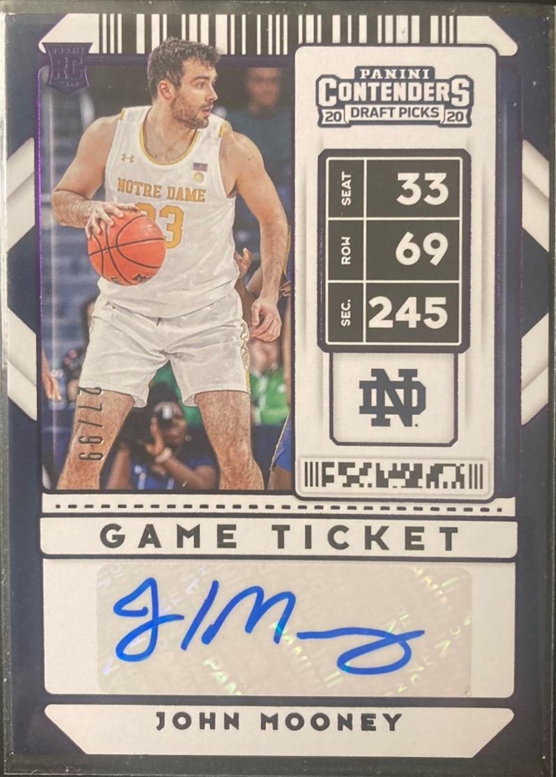 John Mooney [Blue Autograph] #115
