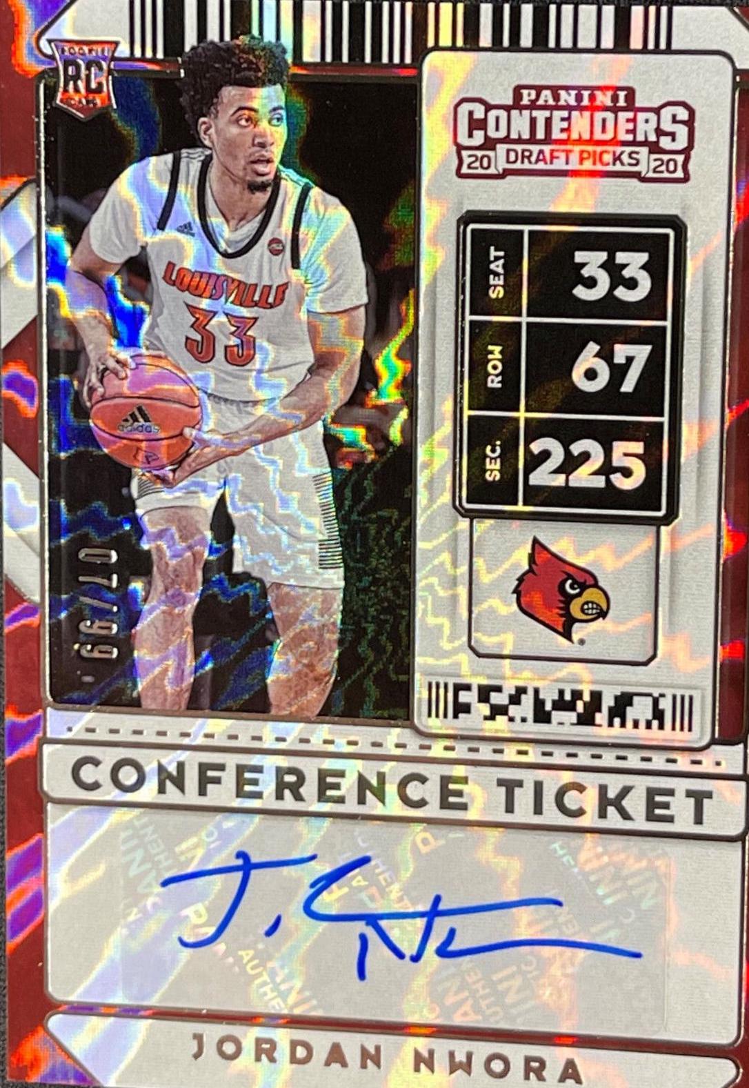Jordan Nwora [Conference Autograph Ticket] #83V
