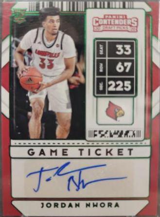 Jordan Nwora [Green Autograph] #83V