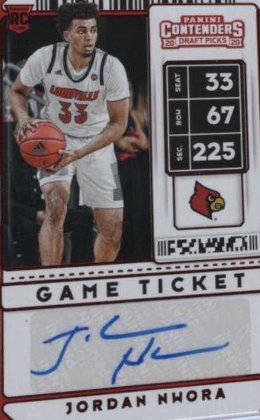 Jordan Nwora [Tournament Autograph Ticket] #83V