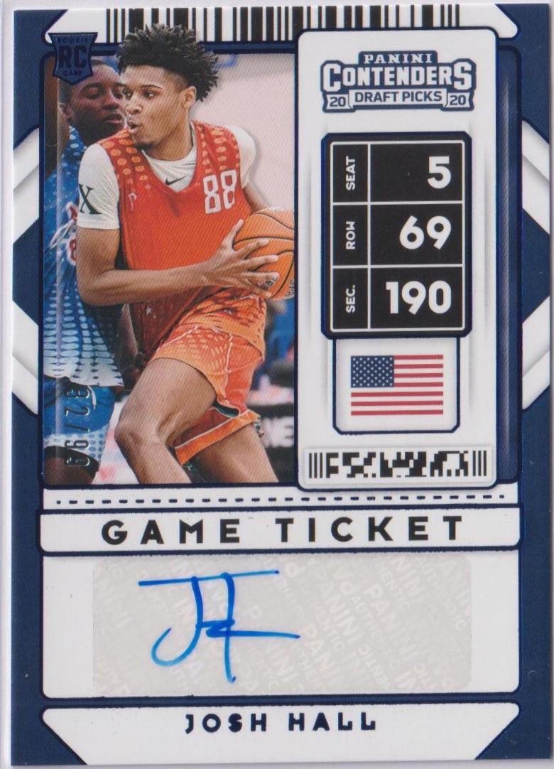 Josh Hall [Blue Autograph] #107