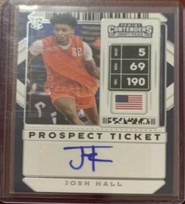 Josh Hall [Tournament Autograph Ticket] #107V