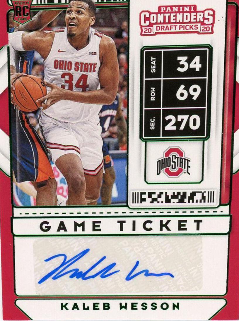 Kaleb Wesson [Green Autograph] #137
