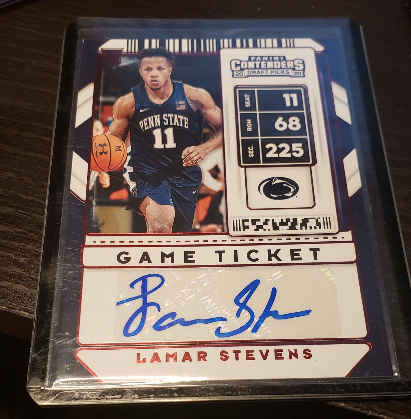 Lamar Stevens [Red Autograph] #108V