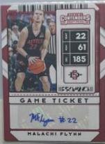 Malachi Flynn [Red Autograph] #97V