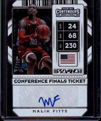 Malik Fitts [Conference Finals Autograph Ticket] #106V