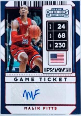 Malik Fitts [Tournament Autograph Ticket] #106V