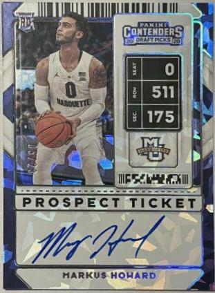Markus Howard [Cracked Ice Autograph] #73