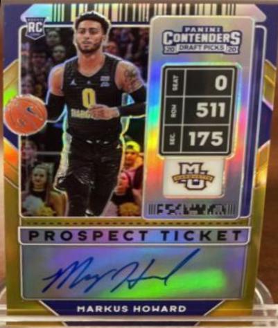 Markus Howard [Gold Autograph] #73