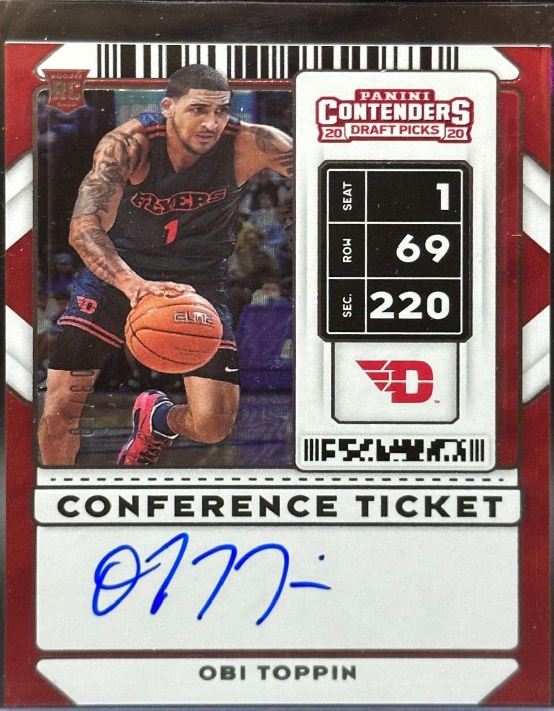 Obi Toppin [Conference Autograph Ticket] #52B