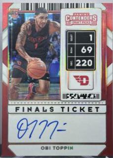 Obi Toppin [Finals Autograph Ticket] #52B