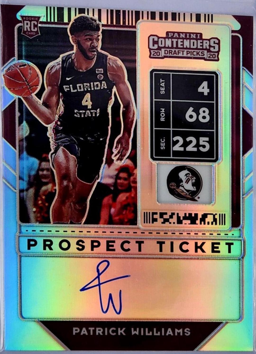 Patrick Williams [Tournament Autograph Ticket] #76B