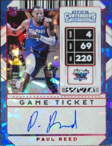 Paul Reed [Cracked Ice Autograph] #93