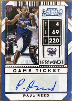 Paul Reed [Tournament Autograph Ticket] #93V
