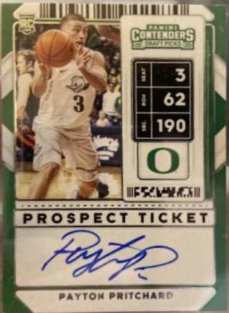 Payton Pritchard [Finals Autograph Ticket] #77B