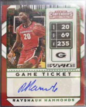 Rayshaun Hammonds [Green Autograph] #110