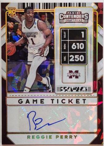 Reggie Perry [Cracked Ice Autograph] #82