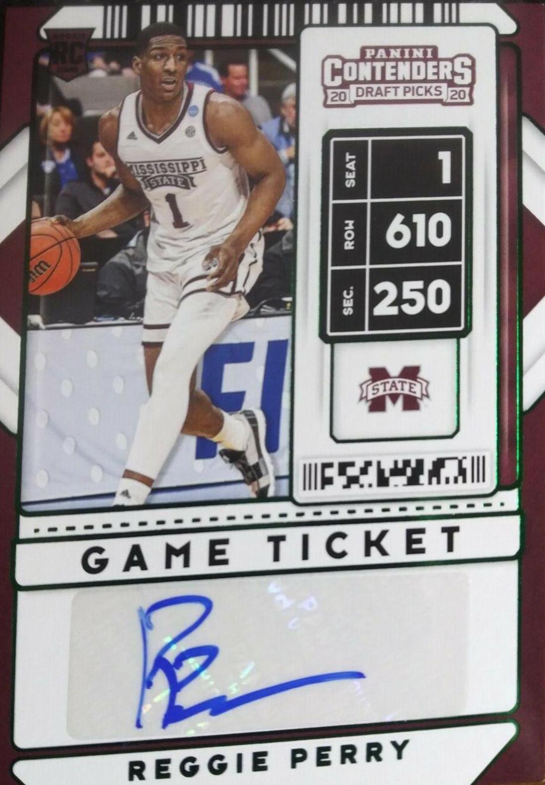 Reggie Perry [Green Autograph] #82