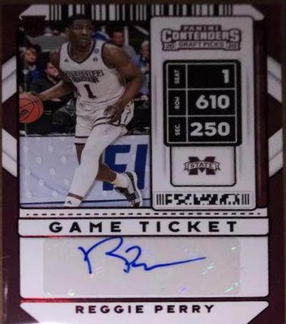 Reggie Perry [Red Autograph] #82