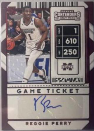 Reggie Perry [Red Autograph] #82V