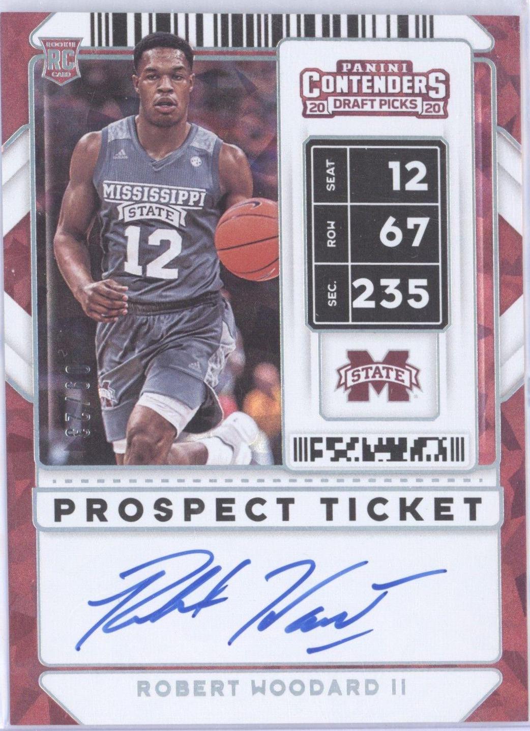 Robert Woodard II [Cracked Ice Autograph Ticket] #79B