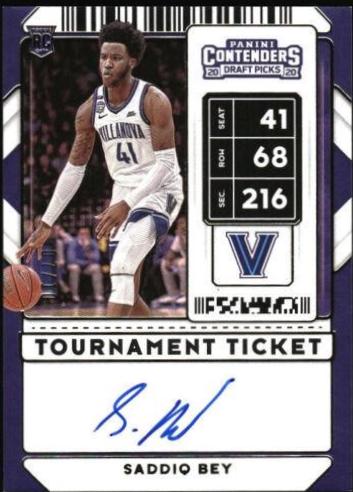 Saddiq Bey [Tournament Autograph Ticket] #78B