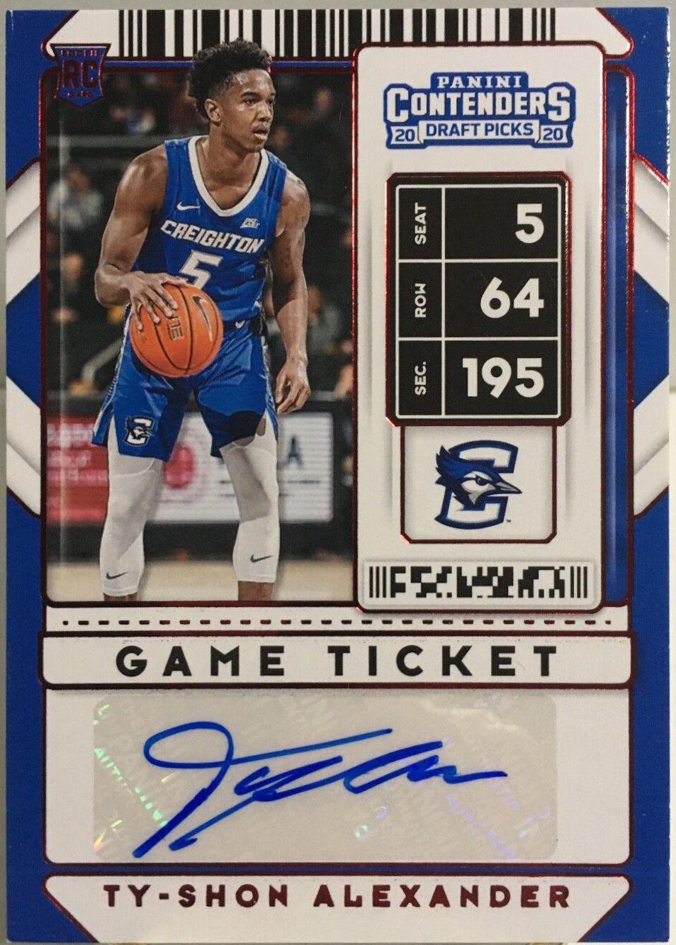 Ty Shon Alexander [Red Autograph] #109V