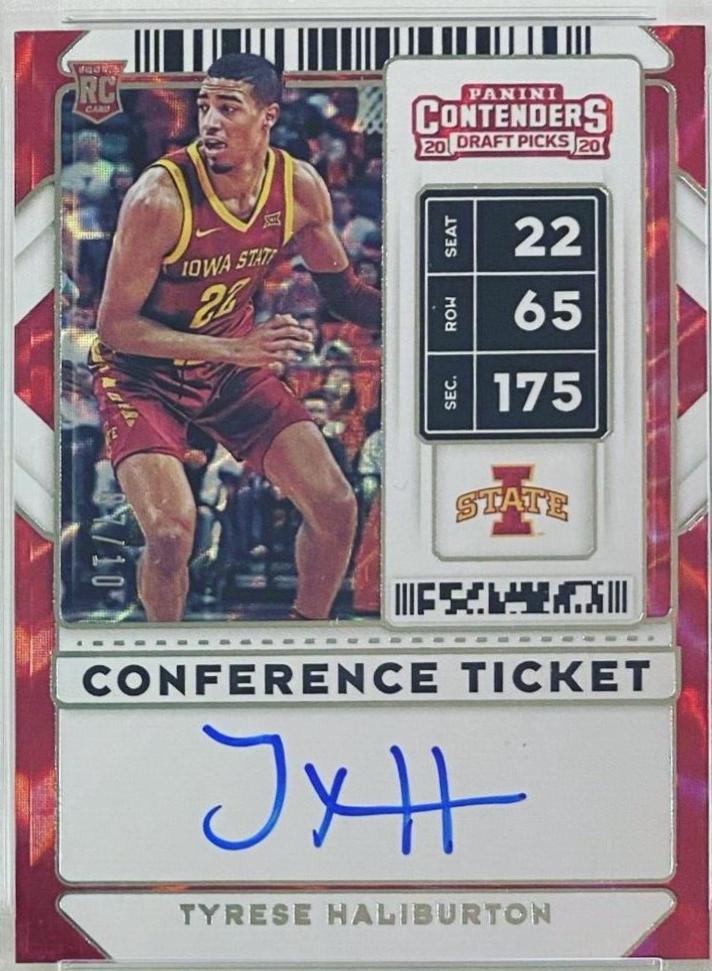 Tyrese Haliburton [Tournament Autograph Ticket] #61B