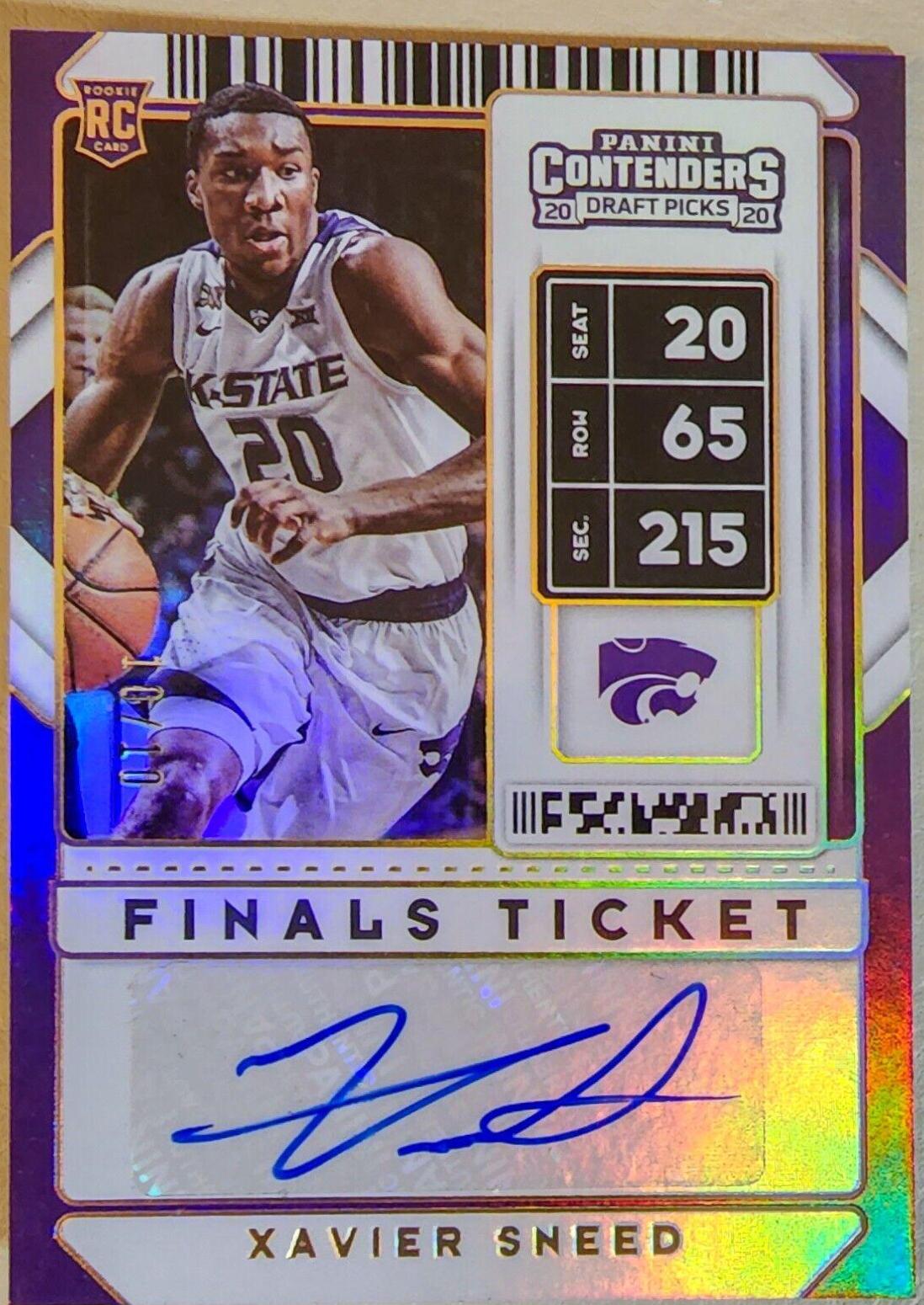 Xavier Sneed [Finals Autograph] #139