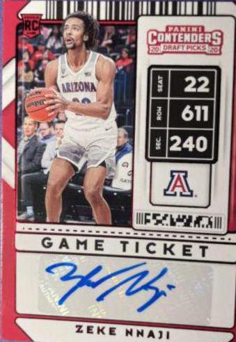 Zeke Nnaji [Red Autograph] #84V