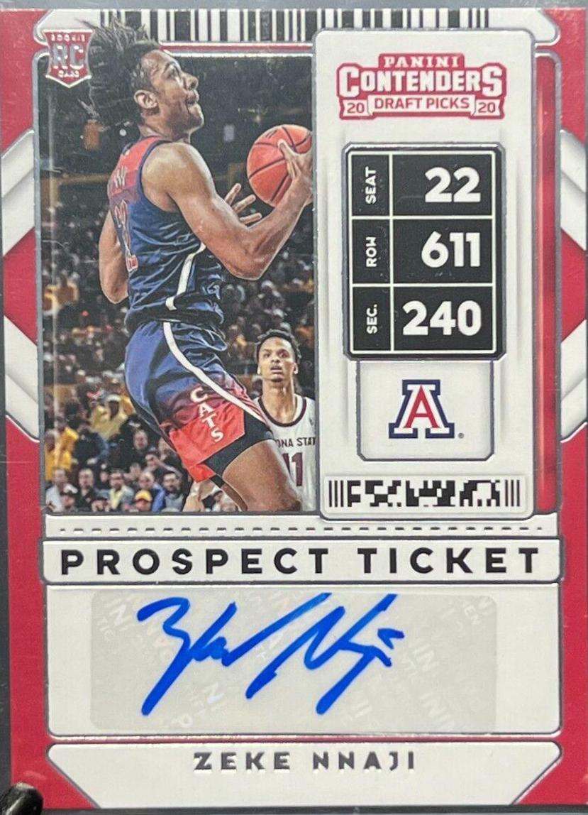 Zeke Nnaji [Tournament Autograph Ticket] #84V