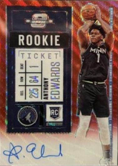 Anthony Edwards [Autograph Red Wave] #137