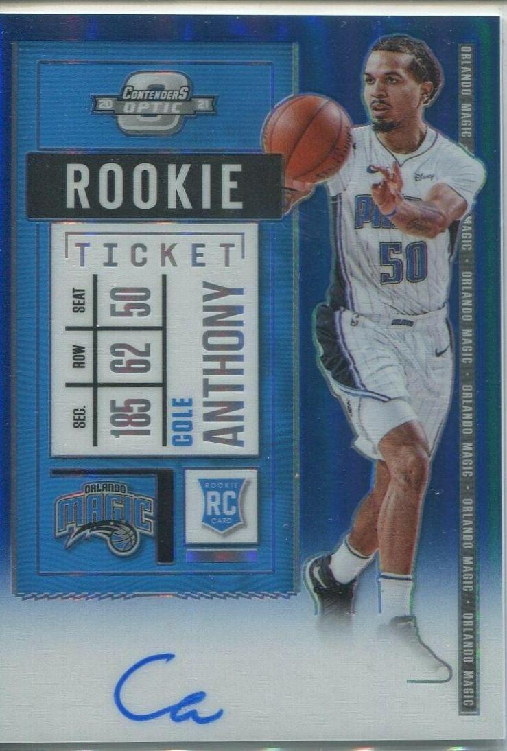 Cole Anthony [Autograph Blue] #115